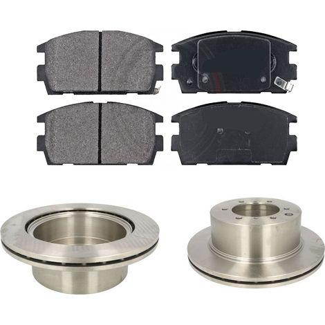 KIT FRENI POSTERIORI compatibile con HYUNDAI TERRACAN (HP) - DISCHI + PASTIGLIE OEM: FDB1841 / 17572 /SOSTITUZIONE DIRETTA/BASSA POLVERE/SILENZIOSO