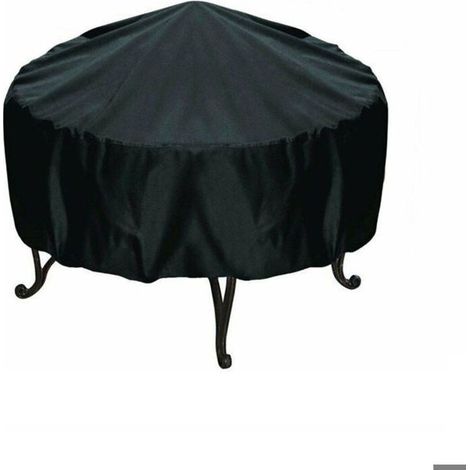 Barbecue Couverture, Barbecue ronde extérieure Cextérieure jardin BBQ Grill Cover Petite table ronde c12075cm (1/5)
