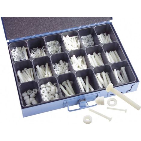 1005 pièces Assortiment de vis en polyamide