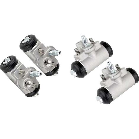 4 Stück Vorder- und Hinterradbremszylinder für Kawasaki Mule KAF450 - Silber (1/5)