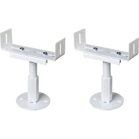 2 pieds de support pour radiateur, réglables en aluminium, hauteur ajustable, compatibles avec radiateurs verticaux et horizontaux, usage résidentiel