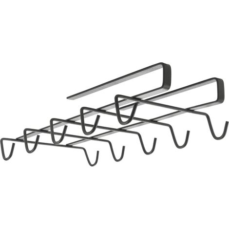Porta tazze Metaltex nero matto (1/5)