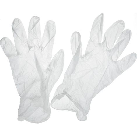 Gants jetables vinyle taille XL
