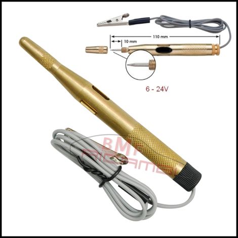 Tester corrente rubacorrente prova circuiti cercafase auto / moto 6-12-24v (1/3)