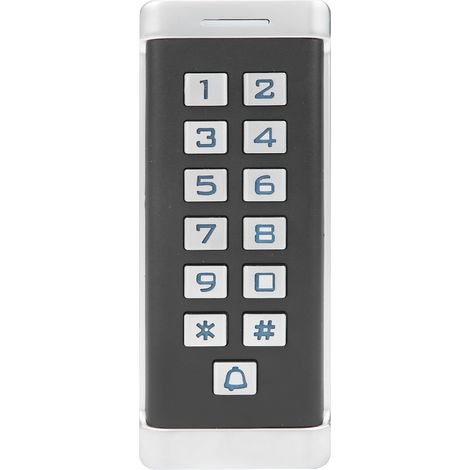 125-kHz-RFID-Zugangskarte mit Passwort, hintergrundbeleuchtete Metalltastatur Wiegand26 (1/5)