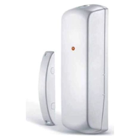 MM30WL - Sensore via radio a contatto magnetico. 2 ingressi ausiliari programmabili. Portata radio bidirezionale superiore a 500m in aria libera. Batteria al litio 3V inclusa. Compatibile con centrali