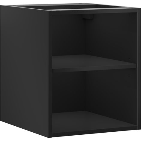 Mexen Box-A mobile aperto con ripiano 40 cm, nero opaco - 91AX2-0400-470-0-71 (1/4)