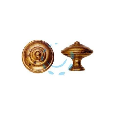 POMOLI PER MOBILI MOD.24499 IN OTTONE ANTICATO - ø mm. 25