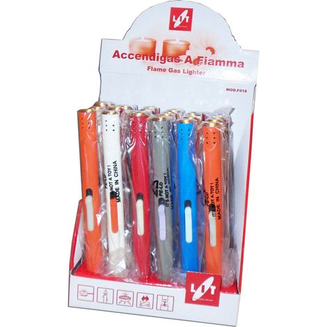 Encendedor recargable LAMS Finstock con llama ajustable