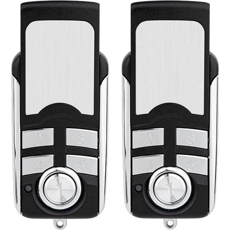 Lot de 2 émetteurs de porte de garage compatibles avec les télécommandes Hormann 868 MHz Bisecur BS (HSE1, HSE2, HSE4, HS1, HS4, HS5, HSS4, HSP4, HSD2-868-BS). (1/5)