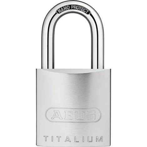 ABUS  Candado  de  cilindro  86TI/55  sin  cilindro  -  Cuerpo  de  cerradura  A.55mm  Titalium  -  58500 (1/3)