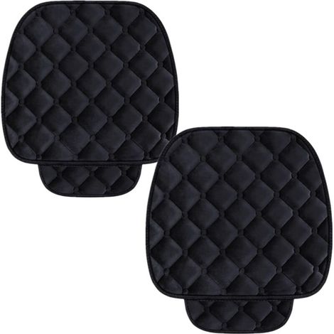 Coussin de Siège de Voiture Housse en Velours pour Arrière Chaise Siège Véhicule Protection Tapis Protection pour Animaux Compagnie (2 Siège)