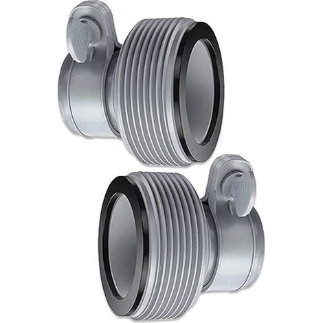 Adaptateur Tuyau Piscine B, 4 Pièces Adaptateur de Tuyau de Piscine pour piscines, Raccord Pompe Piscine, Adaptateur de Conversion de Tuyau B pour Raccords 1,5" (B)