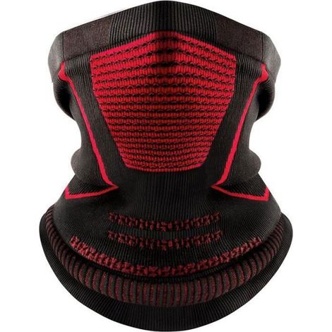 Cache Cou Homme Sport Respirant Masque Tour Cou Moto Femme Hiver Coupe-Vent Cache Nez Ski Rouge (1/5)