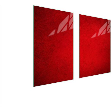 PLACA PROTECTORA DE VIDRIO PARA COCINA 65x52 ROJO (1/5)