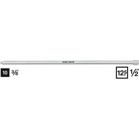 HAZET Pièce de réduction 958-28 ∙ Carré creux 12,5 mm (1/2 pouce) ∙ Carré massif 10 mm (3/8 pouce) (1/2)