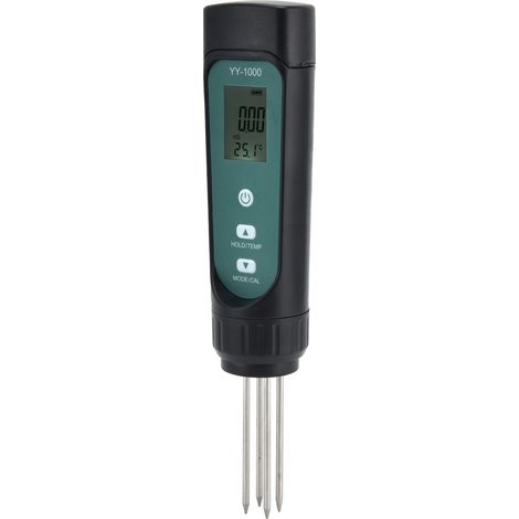 4-poliger integrierter Sensor EC+Temperatur-Feuchtigkeits-Bodendetektor-Tester-Messgerät für den Garten (ohne Hintergrundbeleuchtung YY1000N) (1/5)