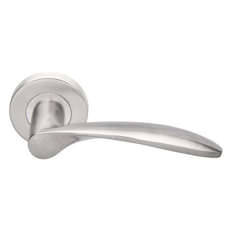 Béquille double JADE massive sur rosace inox 4004 - HERACLES - B-INOX-BM04 (1/3)