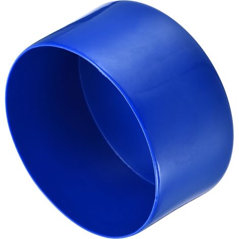 2Pcs Embouts en Caoutchouc 100mm de Diamètre Intérieur Capuchon Rond en Vinyle pour Vis, Protection de Pieds de Meuble, Tube, Bleu (1/4)