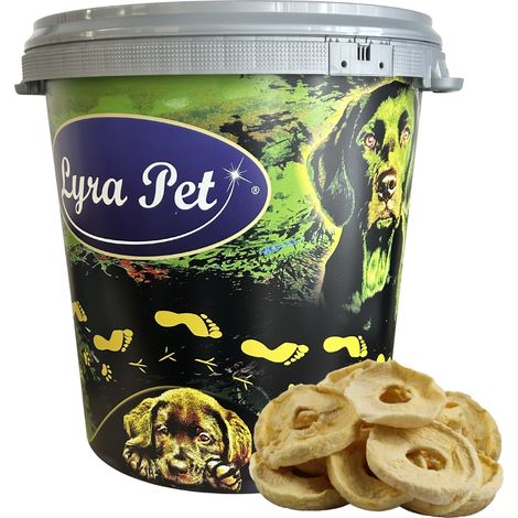 5 kg de pommes Lyra Pet® séchées dans un tonneau de 30 L