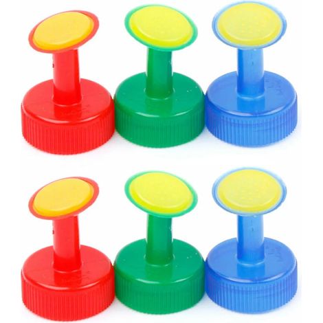 6 Piezas Boquilla de Riego para Botella Riego Superior de Botella Dispositivo de Riego de Plástico para Botellas de 28 Mm Riego Superior Semillas Plántulas Riego de Jardín (1/3)