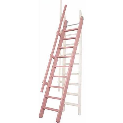 Scala per soppalco: 55cm di larghezza - Colore : Rosa antico (RAL 3014) - MSP/R3014