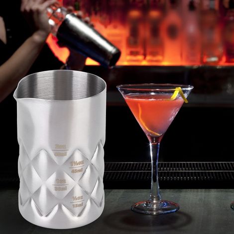 50-ml-Messbecher aus Edelstahl für Bar, Kaffee, Milch, Bier, Cocktails und Wein (1/5)