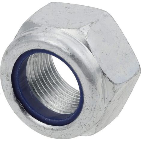 Tuerca hexagonal autoblocante DIN 985 M20 x 1,50 acero cincado clase 10 UNIVERSAL 985201510 (1/2)