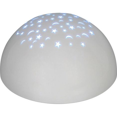 LINA, STARY EFFECT PROJECTOR, WHITE, IN-BUILT LED 0,5W RGB, (1/5)