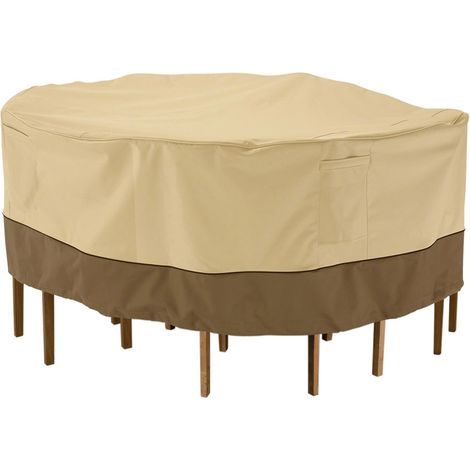 Housse classique pour table et chaise, 239 x 58 cm, protection anti-poussière extérieure (1/5)