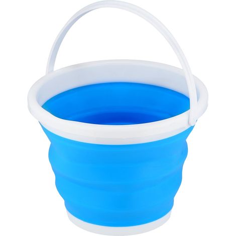 Secchio pieghevole blu capacit 10 litri
