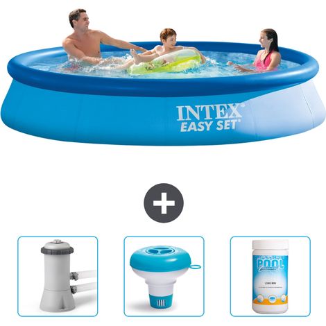 Intex Piscine Easy Set Ronde - 366x76 cm - 4-pièces  SCB77