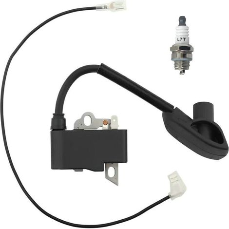 Bobine d'Allumage avec Bougie Incluse - Compatible Stihl FS90, FS110, FS100, FS130, FC90, FC95