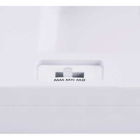 Plafonnier LED avec détecteur de mouvement - 12W - Blanc - CCT réglable - 175x175mm (1/4)