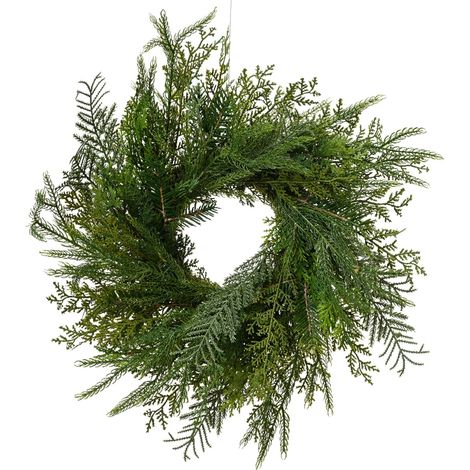 Ghirlanda tonda natalizia verde decorazione natalizia dietro porta -Diametro 40 cm (1/2)