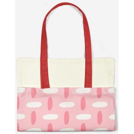 Sac Shopping - Tote Bag En Coton - 34 X 40 Cm - Pour Courses Et Usage Quotidien - 1 Pièce (1/4)