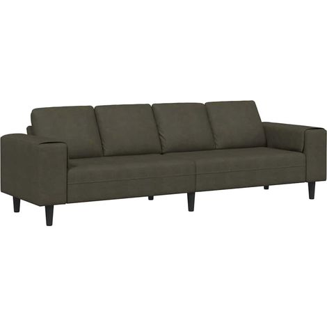 Divano per Soggiorno Verde militare 250 x 77 x 76 cm vidaXL (1/5)