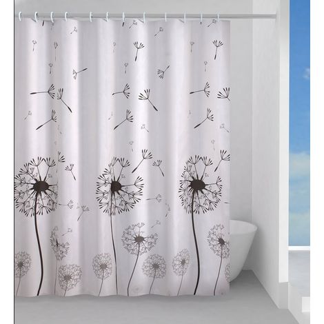DESIDERIO Rideau de douche 180x200cm, polyester
