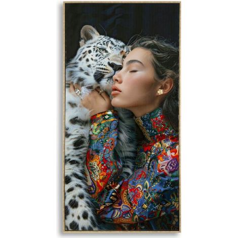 Wanddekoration mauro ferretti gold 52 x 102 cm Leinwand