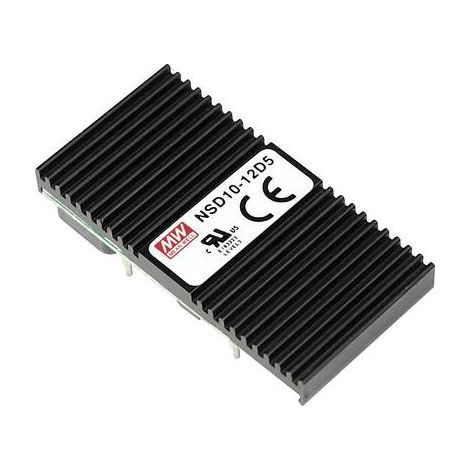 Convertisseur DC/DC MW Mean Well NSD10-12S5 +5 V/DC 2000 mA A045101 (1/2)
