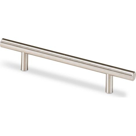 HETTICH Stangengriff Hale, •–• 620, L 1300 mm, H 35 mm, ø 12 mm, Edelstahl Optik gebürstet, 9070755 (1/2)