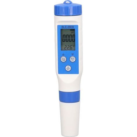 Compteur de Test d'eau 5 en 1, Stylo de Test de Qualité de l'eau Testeur d'eau Numérique avec Bluetooth5.2 PH TDS EC Salt Temp APP Control pour Aquariums de Piscine (1/5)