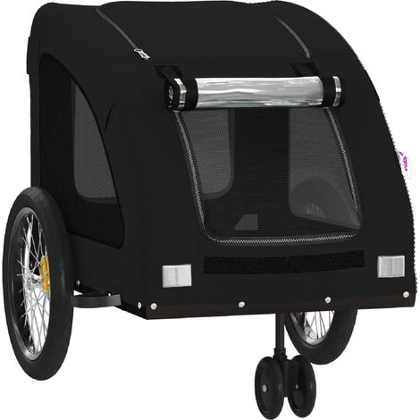 Rimorchio/carrello per animali domestici nero 020044218