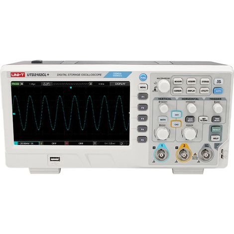 Oscilloscope UNI-T, UTD2102CL+, 2 canaux, 100 MHz