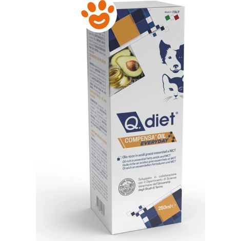 Q.Diet Dog & Cat Oil Everyday - Confezione Da 250 ml
