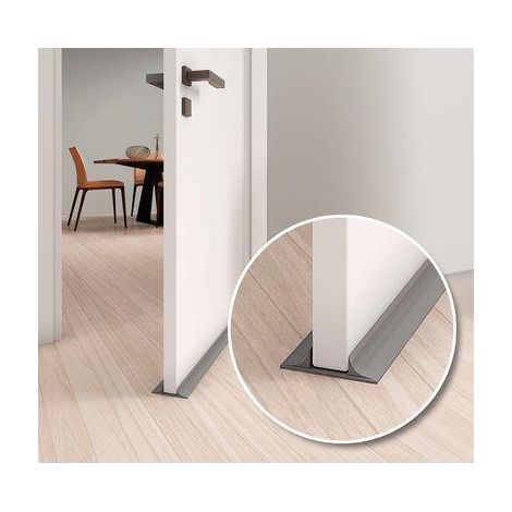 PARAFREDDO SOTTOPORTA ELASTICO  NERO MM 95X20 L.CM 85