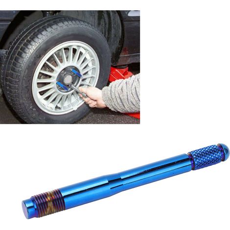 Cheville d'alignement de roue universelle en acier inoxydable M14x1.25 - Broche de centrage pour jante et pneu (1/5)