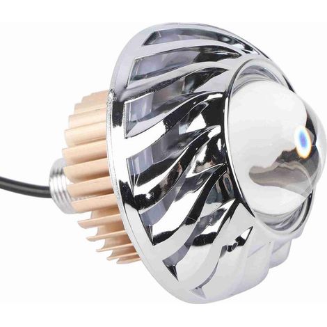 1 Phare LED Moto Alliage Aluminium Lumière Ange Diable 3 Modes DC 12-60V Installation Facile (1/5)