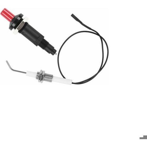 Allumeur Piézoélectrique - Pression 3,0 ± 0,5 kg - Pour Barbecue Gaz Liquide et Naturel - Lot de 2 (1/4)