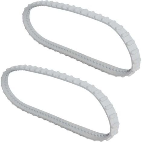 Enowelir rubber drive belts, compatible with Hayward Aquavac Tiger Shark Plus QC SharkVac pool cleaners (2 pieces)--DTEKGAZ